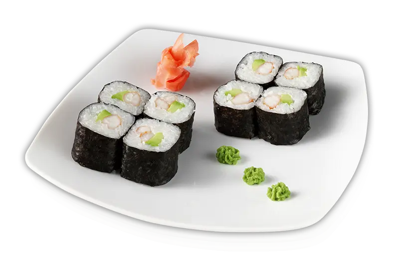 Maki sushi s krevetou
