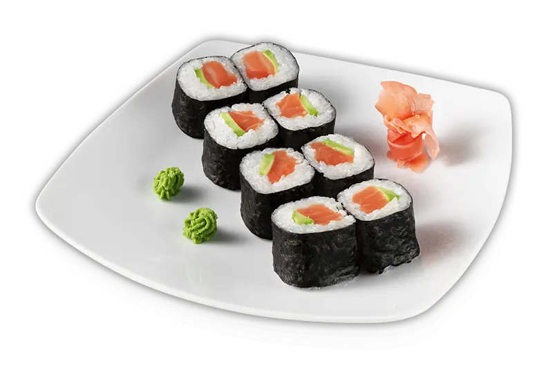 Maki sushi s lososem