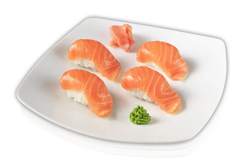 Nigiri sushi s lososem