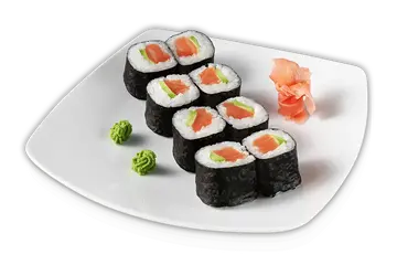 Maki sushi s lososem