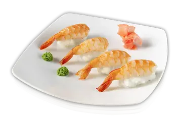 Nigiri sushi s krevetou