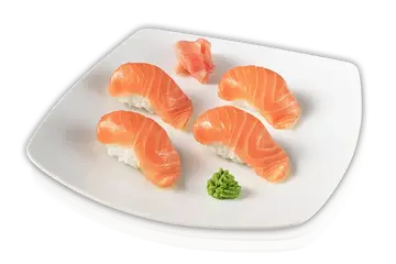 Nigiri sushi s lososem